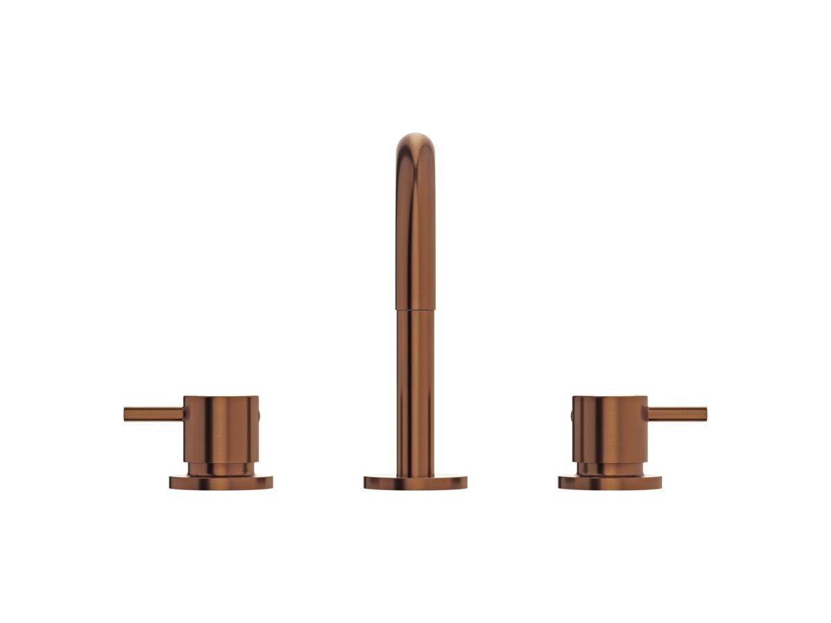 Supporting Image 2 - Mizu Drift Basin Set Brushed Bronze (6 Star) Lead Free - Front
