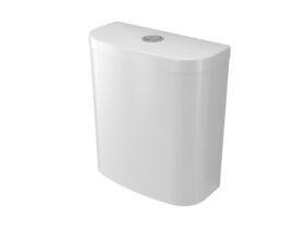 Hero - Caroma Forma II Cleanflush Close Coupled Back to Wall Back Inlet Cistern Gloss White (4 Star)