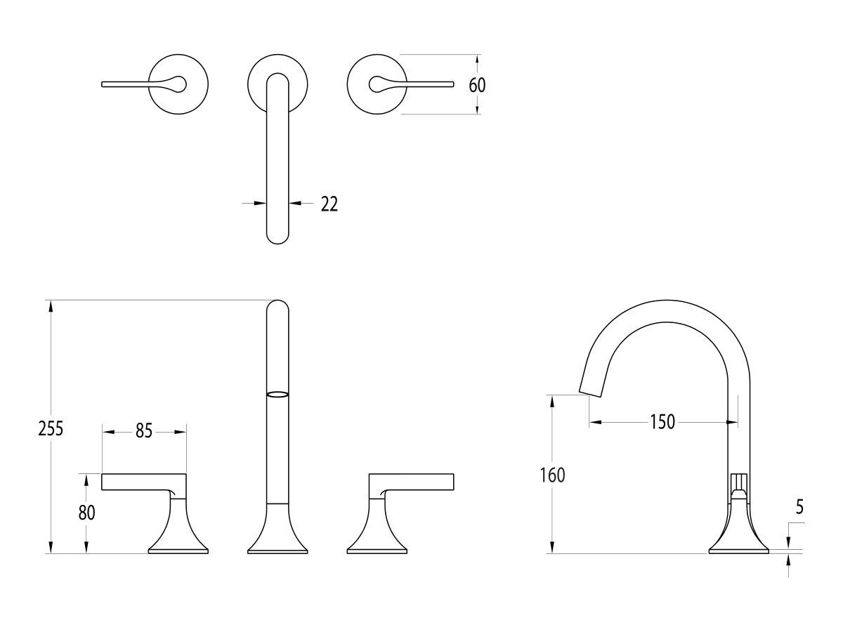 Sussex Oria Basin Set (5 Star)