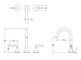 Sussex Oria Basin Set (5 Star)
