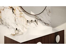 Sussex Oria Cross Wall Basin Set 165mm Chrome (5 Star)