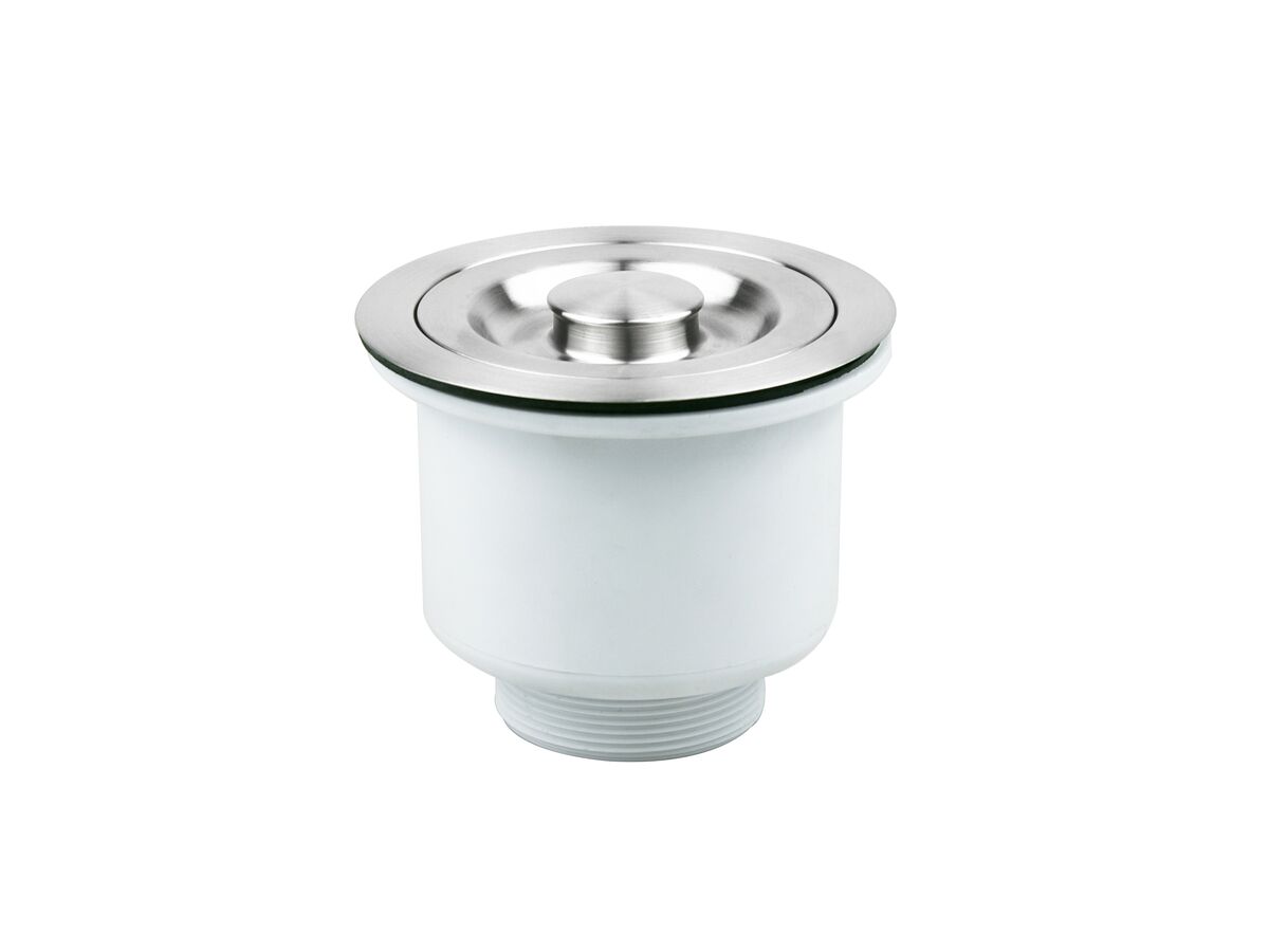 Memo Removable Deep Basket Waste with Plug Stainless Steel