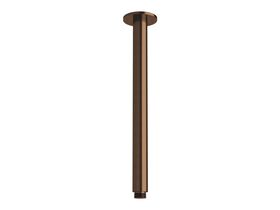 Sussex Pure Vertical Shower Arm 300mm PVD Brushed Bronze