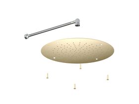Hero - Faucet Strommen Vara Ceiling Shower Flush Mounted Trimset 380mm Brushed Admiralty Brass (3 Star)