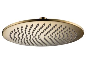 Mizu Drift Overhead Shower Brass 300mm Brushed Gold (3 Star)