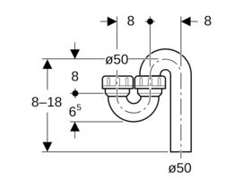 Geberit S Trap 2" x 50mm