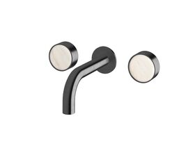 Supporting Image - Sussex Pure Elemental Bath Set 160mm PVD Brushed Gunmetal with Aurora Insert