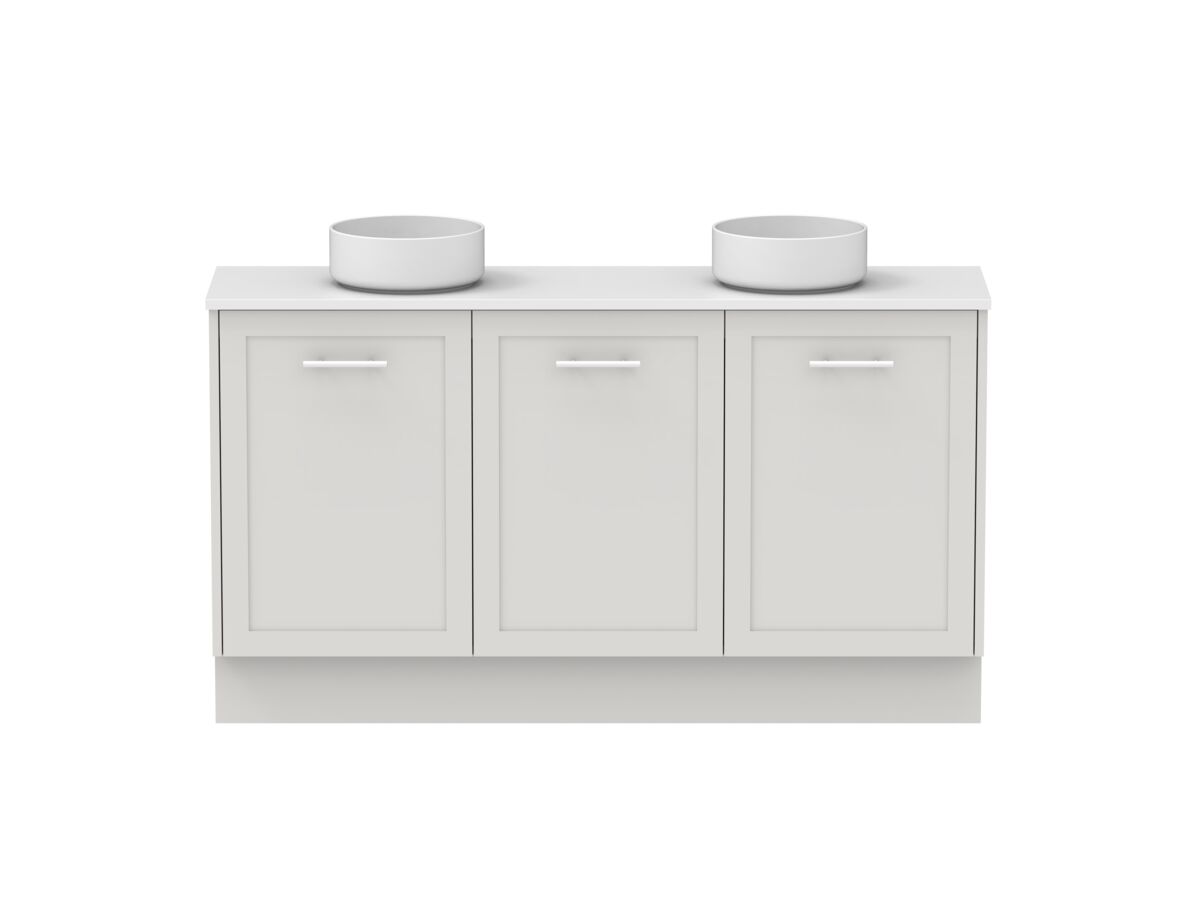 Hero - Kado Lux Ensuite All Door 1500mm Floor Mount Double Basin 20mm Top