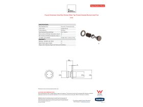 Specification Sheet - Faucet Strommen Vara Disc Shower Mixer Tap Trimset Armada Bronze Lead Free