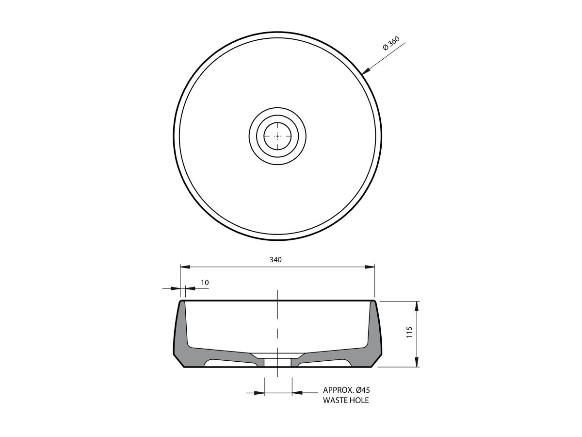 Robert Gordon Kiln 360 Basin