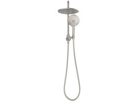 Supporting Image - Posh Domaine Short Twin Shower Brushed Nickel (3 Star)