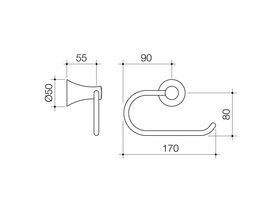 Caroma Elegance Toilet Roll Holder
