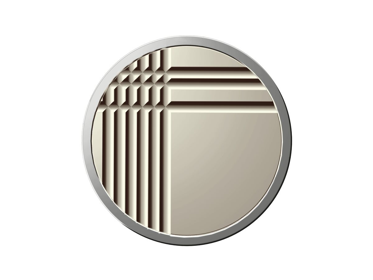 Supporting Image - Sussex Pure Elemental Handle Insert Strati PVD Brushed Nickel with Chrome Base
