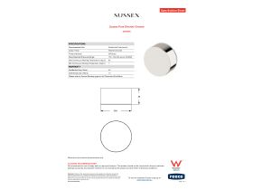 Specification Sheet - Sussex Pure Diverter Chrome