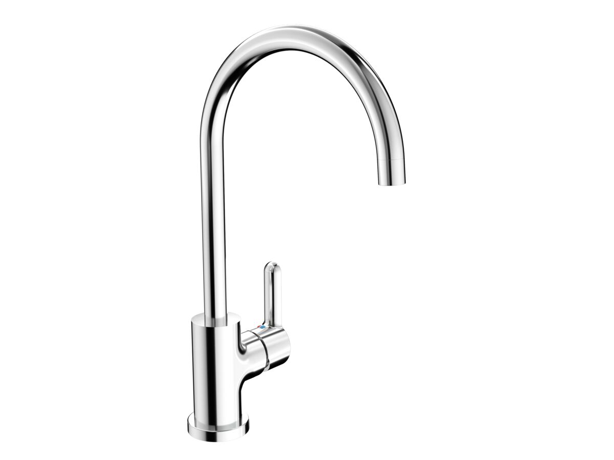 Nobili Balance Gooseneck Sink Mixer Chrome (4 Star)