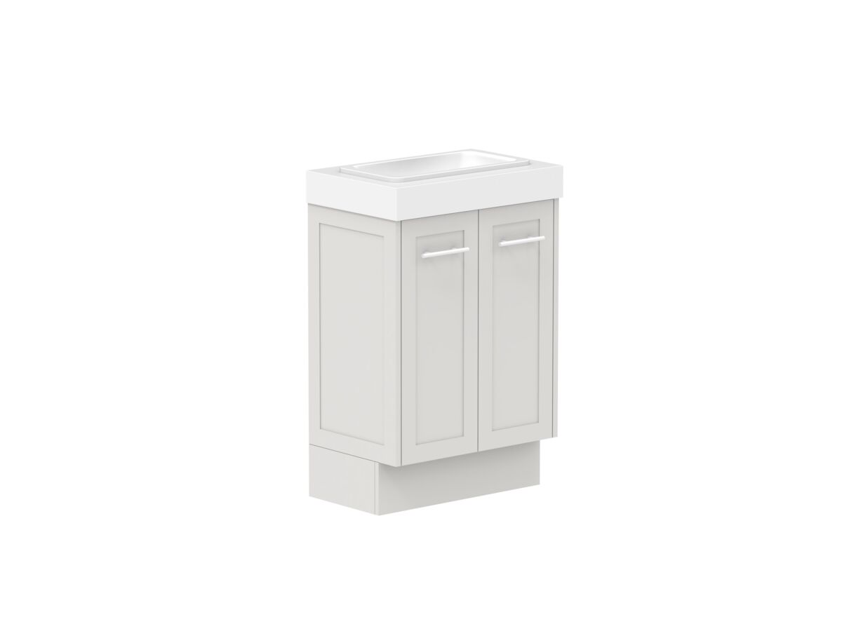 Supporting Image - Kado Lux Ensuite All Door 600mm Floor Mount Centre Basin 90mm Top
