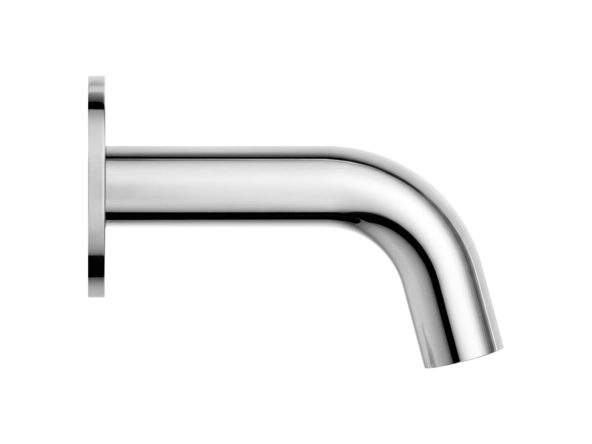 Supporting Image - Mizu Drift Wall Basin/Bath Outlet Curve Spout 110mm Chrome (6 Star) Lead Free - Side