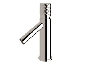 Sussex Pure Basin Mixer Tap with Diamond Textured Handle Chrome (6 Star)