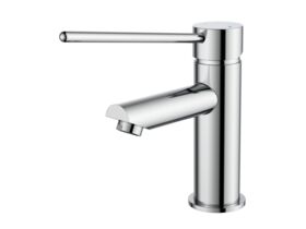 Hero - Posh Bristol Pin Basin Mixer Tap with Extended Lever Chrome (5 Star) Lead Free