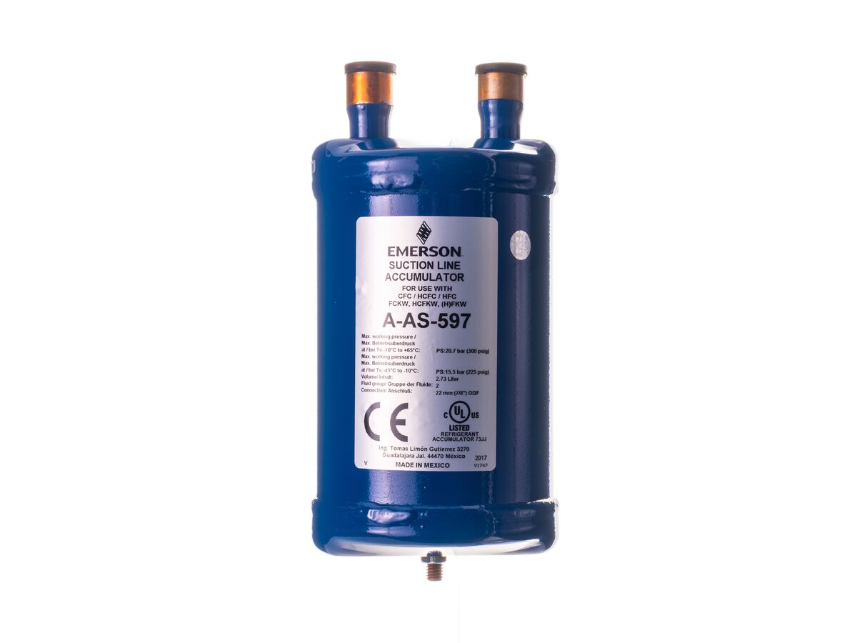 Emerson Suction Accumulator 7/8" Solder AAS-597