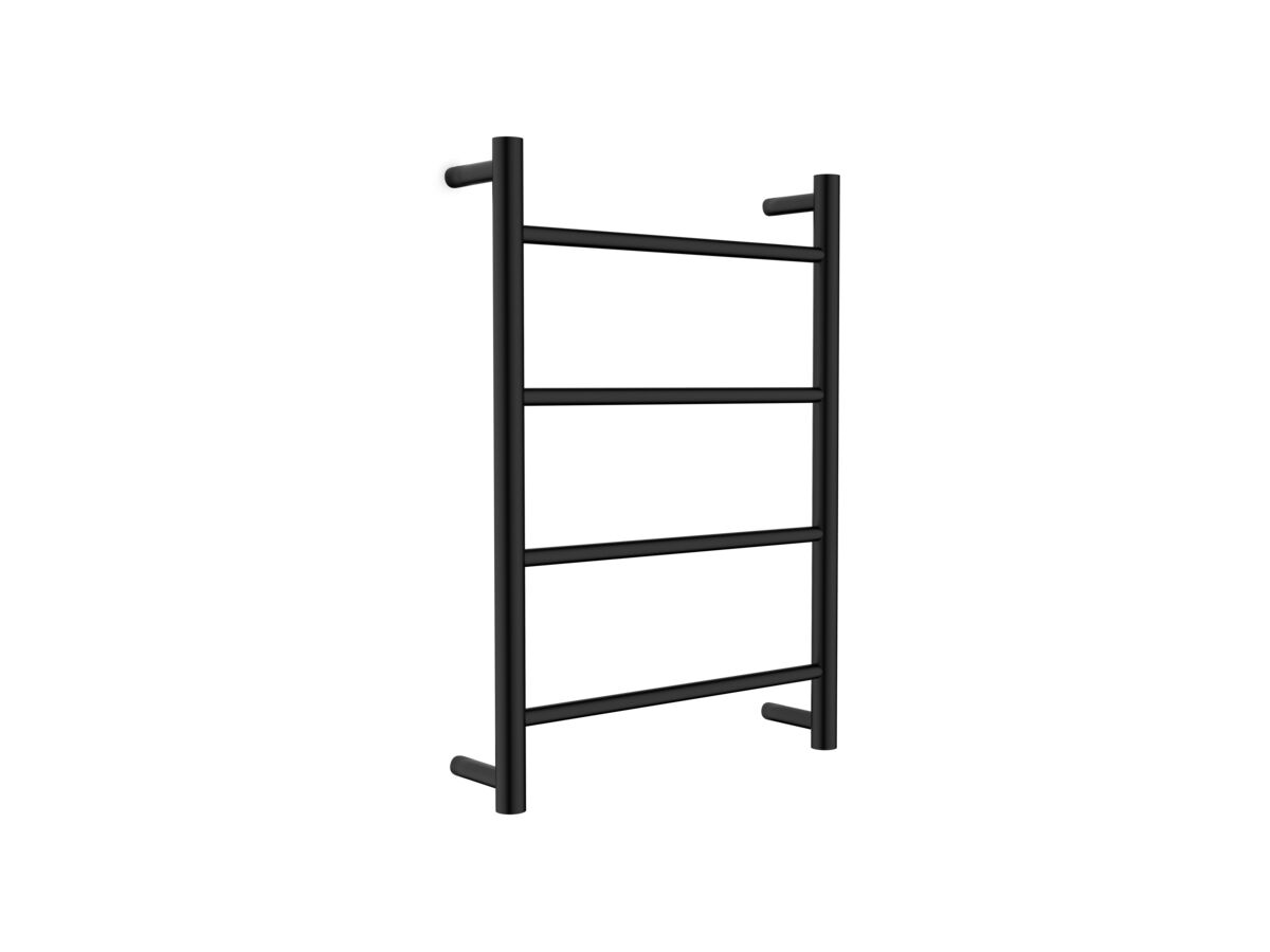 Posh Solus MK2 Heated Towel Rail 700mm x 500mm Matte Black