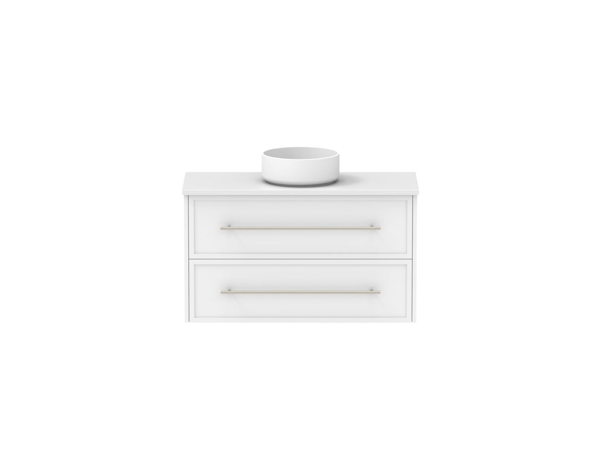 Supporting Image - Kado Lux Ensuite All Drawer Twin 900mm Wall Hung Centre Basin 20mm Top Shaker