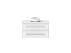 Supporting Image - Kado Lux Ensuite All Drawer Twin 900mm Wall Hung Centre Basin 20mm Top Shaker
