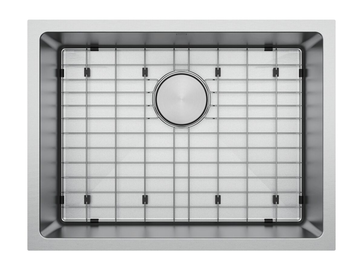 Hero - Memo Zenna Extended Single Bowl Sink Nanoplated Nickel