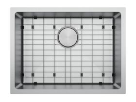 Hero - Memo Zenna Extended Single Bowl Sink Nanoplated Nickel