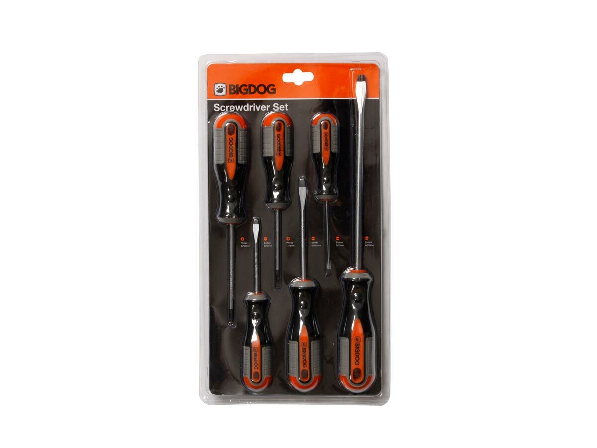 Bigdog Screwdriver Set 6 Piece