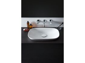 In Situ - LAUFEN Ino Semi Inset Basin 500mm x 365mm No Taphole with Overflow White