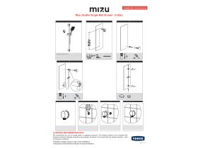 Installation Instructions - Mizu Soothe Single Rail Shower (5 Star)