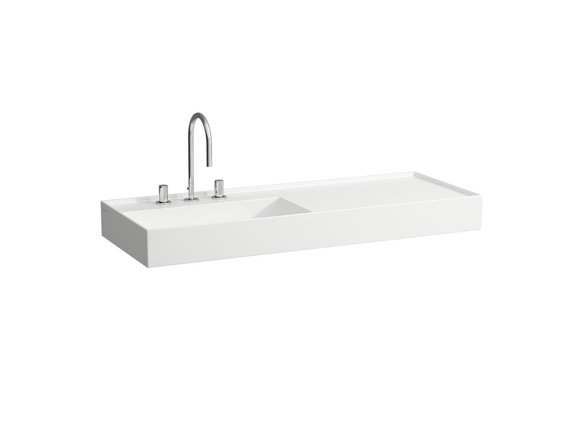 Kartell by LAUFEN Wall/Counter Left Hand Basin 1 Tap Hole 1200x460