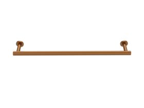 Supporting Image - Mizu Drift Single Towel Rail 600mm Brushed Bronze - Front