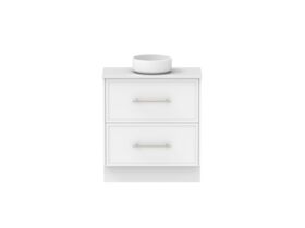 Supporting Image - Kado Lux Ensuite All Drawer Twin 750mm Floor Mount Centre Basin 20mm Top Shaker