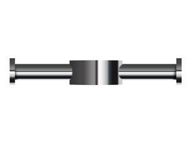 Hydrotherm Pure Vertical Heated Towel Rail Robe Hook Chrome