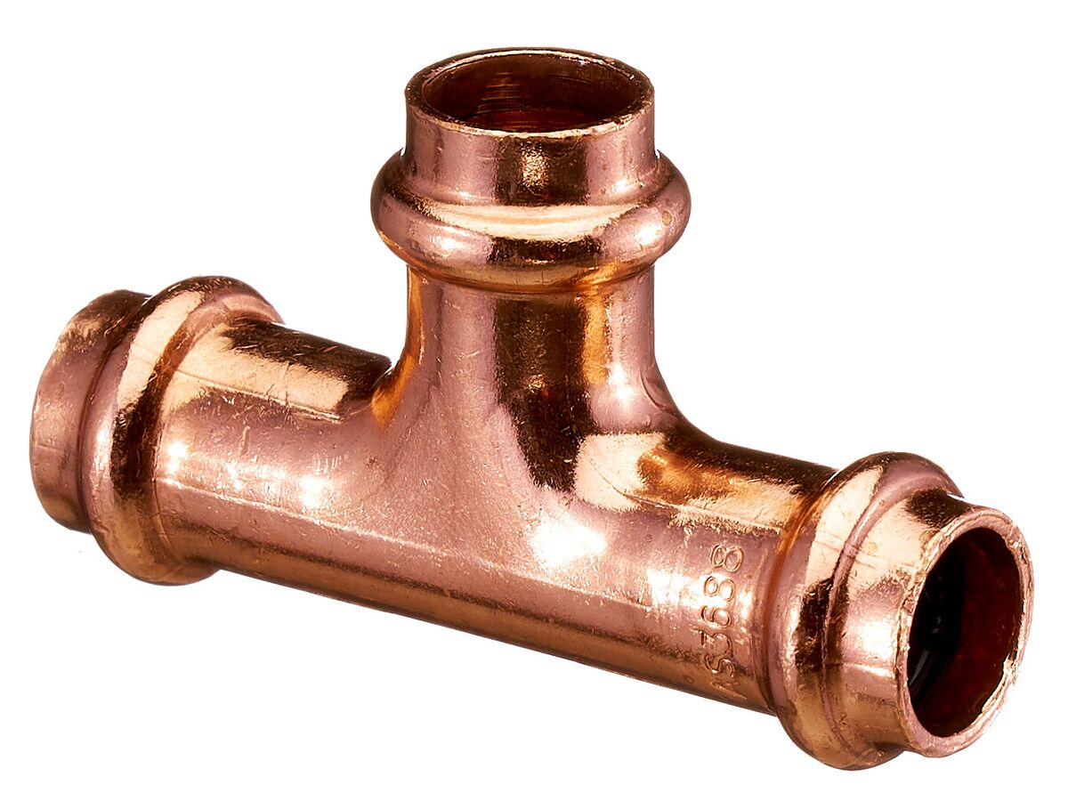 >B< Press Water Equal Tee 15mm
