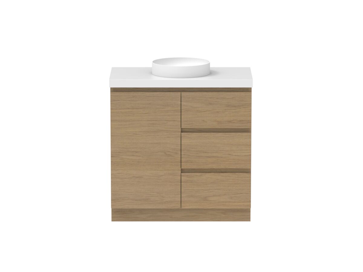 Hero - Posh Domaine 900mm Floor Mount Vanity Unit Conventional 50mm Top