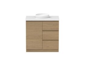 Hero - Posh Domaine 900mm Floor Mount Vanity Unit Conventional 50mm Top