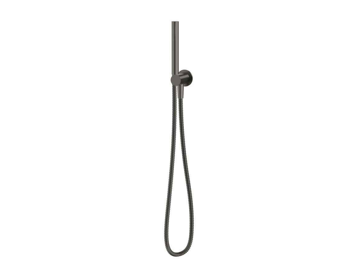 Sussex Pure Microphone Handshower with Fixed Bracket Brushed Gunmetal (3 Star)