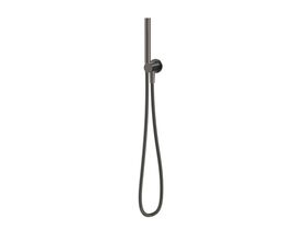 Sussex Pure Microphone Handshower with Fixed Bracket Brushed Gunmetal (3 Star)
