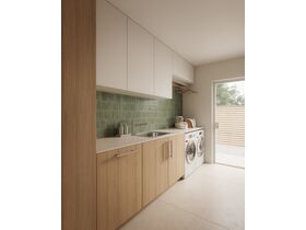 In Situ - Posh Bristol Standard Inset Laundry Trough 45L with 1 Taphole and Bypass Stainless Steel