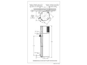 Line Drawing Everhot 180 litre Heat Pump