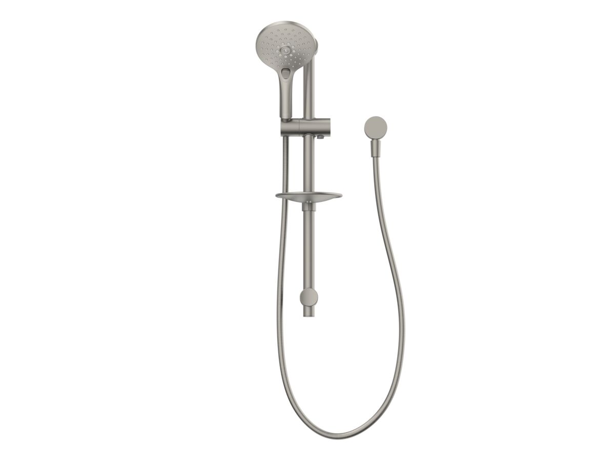 Supporting Image - Posh Domaine Rail Shower 3 Function Brushed Nickel (4 Star)