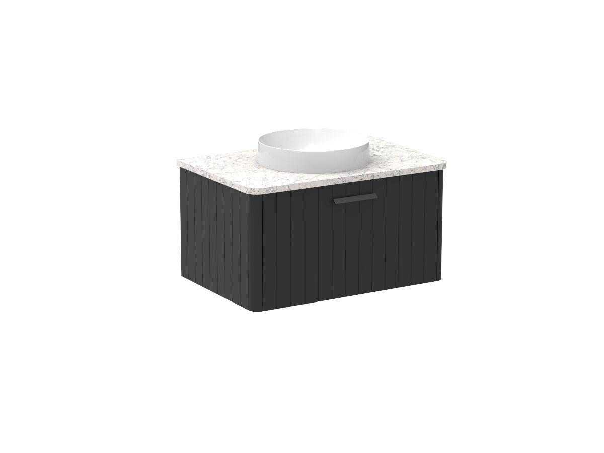 Kado Neue All-Drawer 750 Centre Bowl Wall Hung Caesarstone
