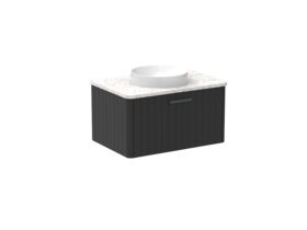 Kado Neue All-Drawer 750 Centre Bowl Wall Hung Caesarstone