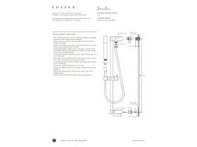 Installation Instructions - Scala Rail Shower (3 Star)