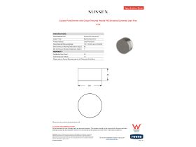 Specification Sheet - Sussex Pure Diverter with Cirque Textured Handle PVD Brushed Gunmetal Lead Free