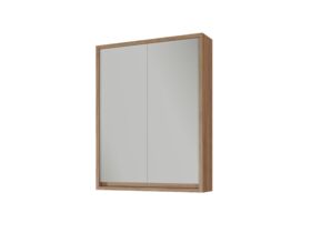 Supporting Image - Kado Aspect 600mm Mirror Cabinet Two Doors - Boston Oak Side