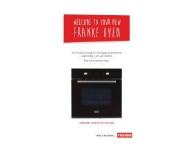 User Manual - Franke Designer 9 Function Oven 60cm Black